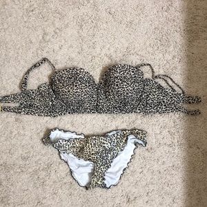 Cheetah Print Swim Suit